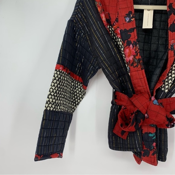 NEW Anthropologie Dolan Quilted Patchwork Jacket Size S - Picture 3 of 7